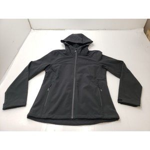 Camel Crown Womens Jacket Full Zip Waterproof Ski 3-in-1 Winter Snow Black Sz M